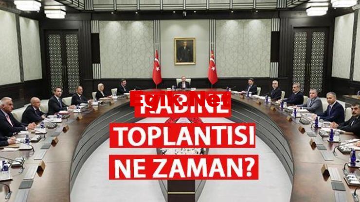Kabine toplantısı ne zaman, bugün mü? 6 Aralık Kabine toplantısı gündem maddeleri neler?