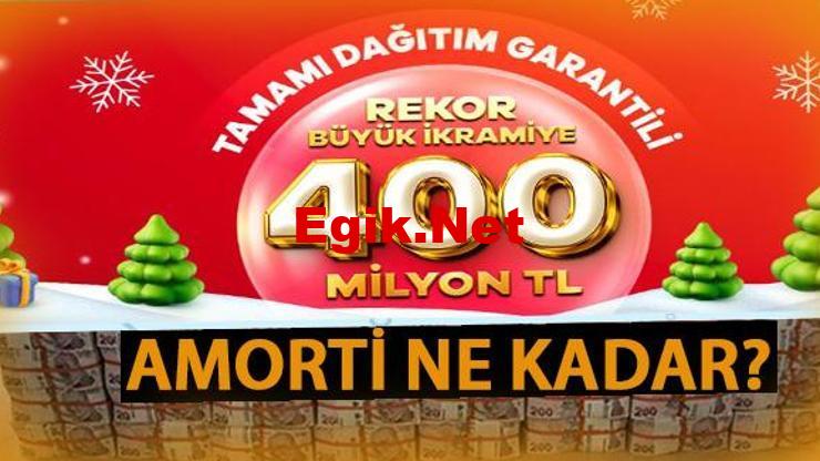 Amorti ne kadar ikramiye veriyor? Amorti kaç para alıyor?