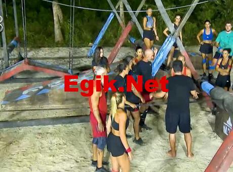 Survivor’da Nagihan ile Sercan birbirine girdi! Acun Ilıcalı anında müdahale etti
