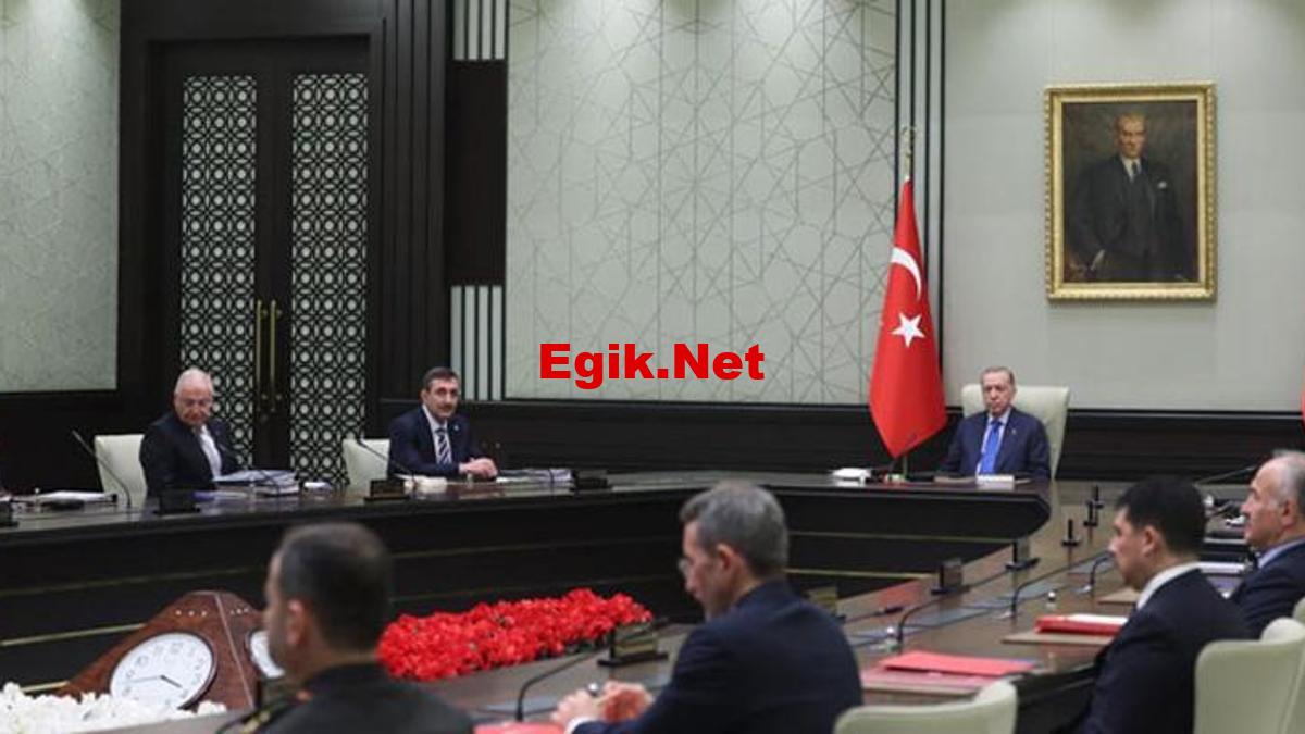 Cumhurbaşkanı Erdoğan başkanlığındaki MGK toplantısı sona erdi