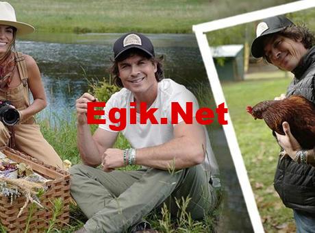 Oyunculuğu bırakıp çiftçi olmuştu! Ian Somerhalder’den açıklamalar