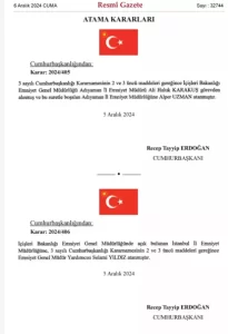 İstanbul ve Adıyaman'da Emniyet Müdürlüklerinde Değişim Rüzgarı