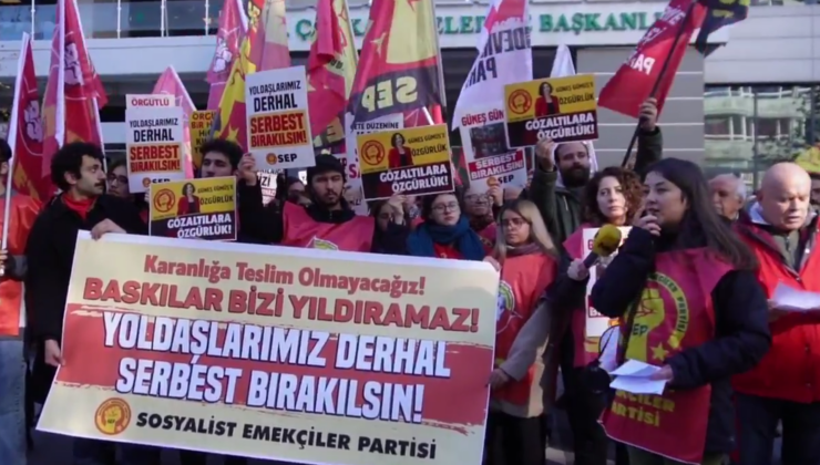 SEP’den Gözaltılara Karşı Büyük Protesto