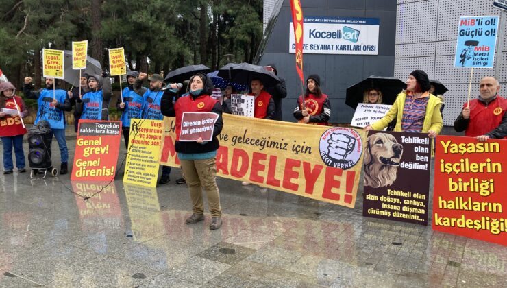 Gebze’de Metal İşçilerinden Güçlü Eylem: “Haklarımız ve Geleceğimiz İçin Mücadeleye!”