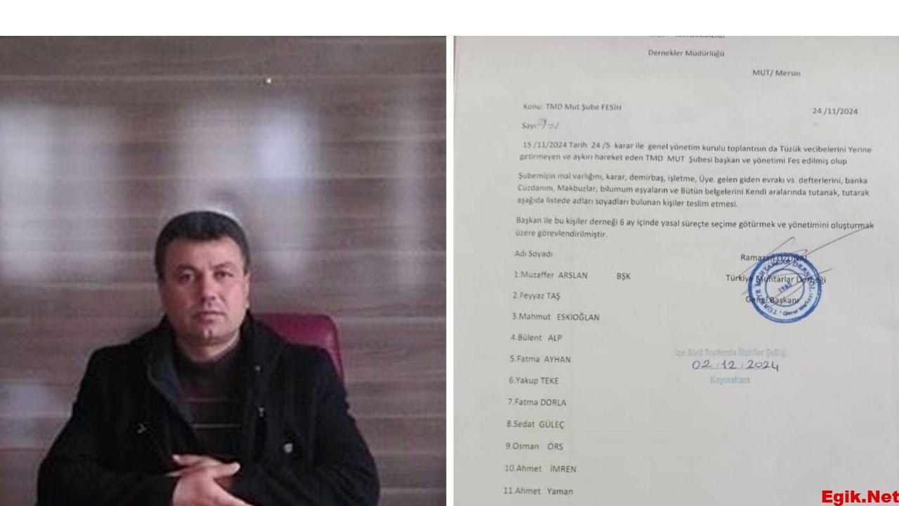 Mut Muhtarlar Derneği’ne Kayyım Atandı: Seçim Tartışmaları Büyüyor