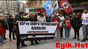 Eskişehir'de Adalet Çağrısı: ESP, SKM ve SGDF'lilerin Tutuklanmasına Karşı Direniş