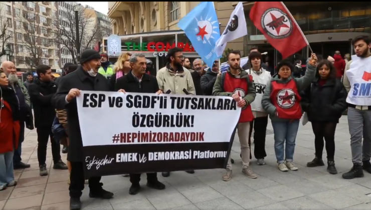 Eskişehir’de Adalet Çağrısı: ESP, SKM ve SGDF’lilerin Tutuklanmasına Karşı Direniş
