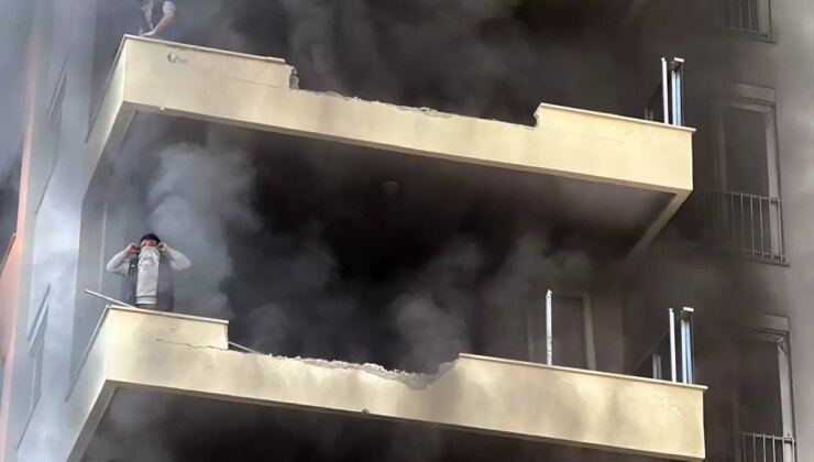 Antalya’da 12 katlı otel inşaatında yangın