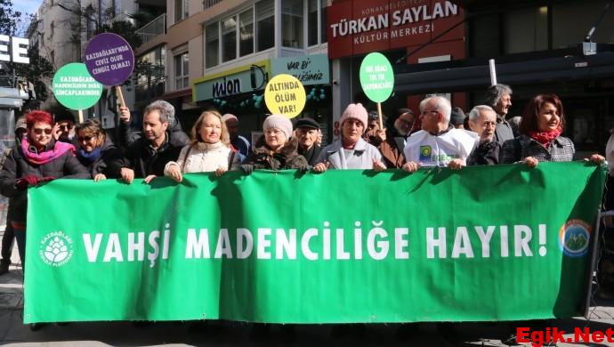 İzmir’de Çevreciler Sokağa Çıktı