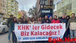 Diyarbakır'da KESK'ten "İşimizi Geri İstiyoruz" Eylemi: Onurlu Direniş Sürüyor