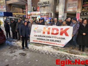 HDK Soruşturmasına Karşı Türkiye Genelinde Protestolar
