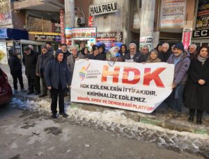 HDK Soruşturmasına Karşı Türkiye Genelinde Protestolar