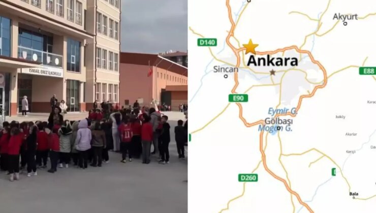 Ankara’da korkutan deprem