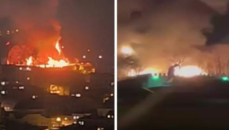 Bursa’nın tarihi Kestel Kalesi’nde yangın paniği