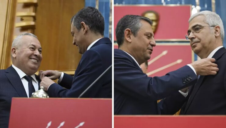 Demokrat Parti’den istifa eden Cemal Enginyurt ve Salih Uzun CHP’ye katıldı