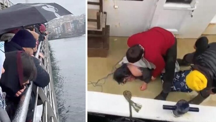İstanbul’da köprüden düşen kadını balıkçılar kurtardı