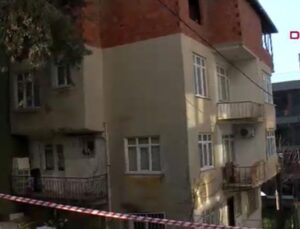 Pendik’te duvarlarından ses gelen 4 katlı bina tahliye edildi