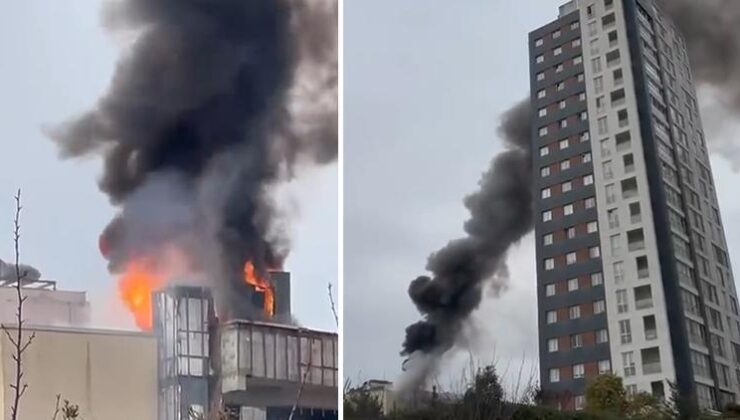 Ataşehir’de alışveriş merkezinde yangın