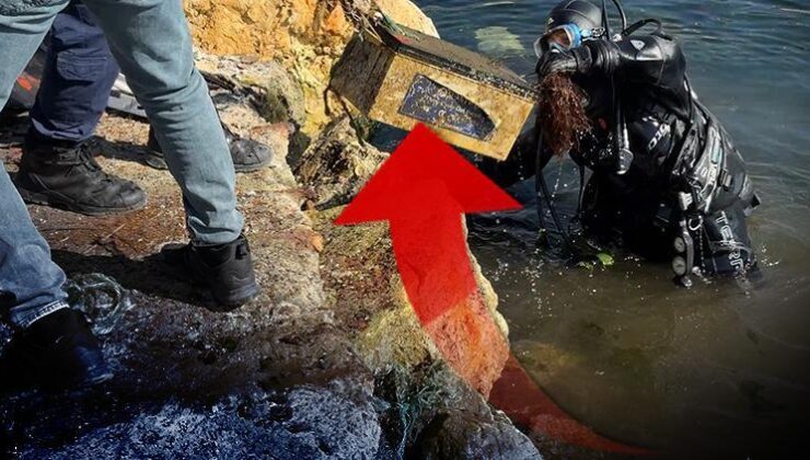 Avcılar’da denizin dibinde temizlik yapıldı, çıkan malzeme ekipleri şaşkına çevirdi