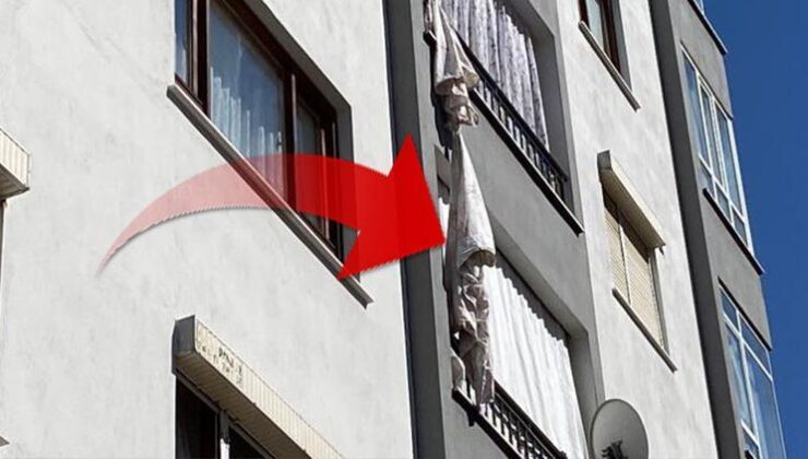 Çarşafları birbirine bağlayıp inmeye çalıştı: 19 yaşındaki genç kız ölümden döndü