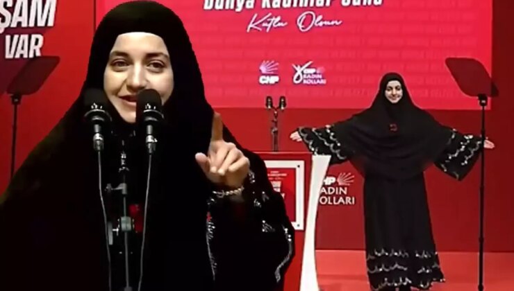 CHP’nin 8 Mart etkinliğine damga vuran an! Elindeki konuşma kağıdını yırttı