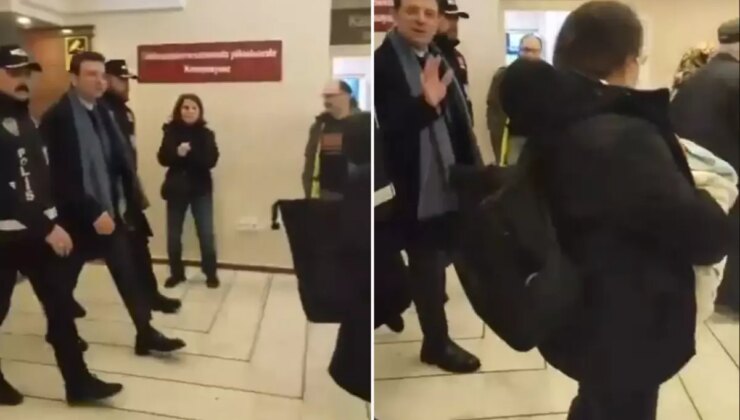 Gözaltındaki Ekrem İmamoğlu’nun ilk görüntüsü