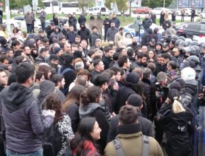 Kocaeli Üniversitesi’ndeki protestoda 6 kişi gözaltına alındı