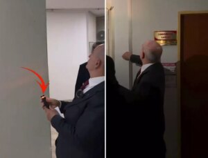 Belediye başkanının binalara yaptığı “sağlamlık” testi pes dedirtti