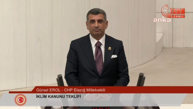 CHP’li Gürsel Erol Meclis kürsüsünde konuşmadan durdu