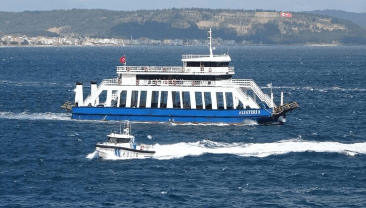 Gökçeada ve Bozcaada’da 2 gündür feribot seferi yapılamıyor