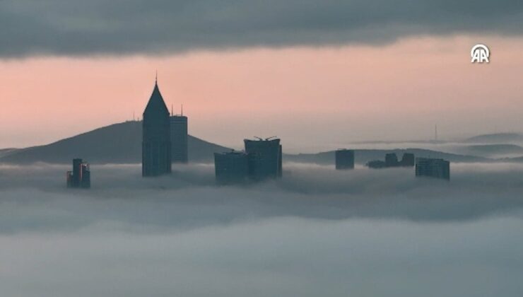 İstanbul’da sis manzarası!