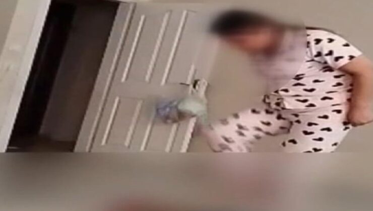 Vicdansızlığın böylesi! Küçük çocuğu acımasızca dövdü