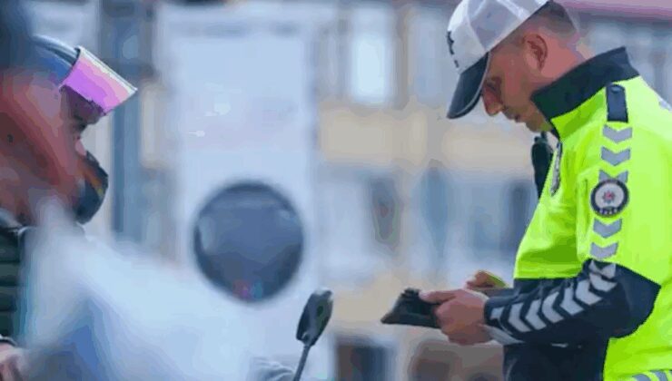 534 bin sürücüye ceza kesildi!