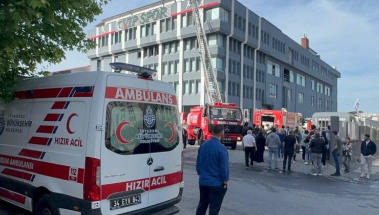 Bağcılar’da tekstil fabrikasında yangın