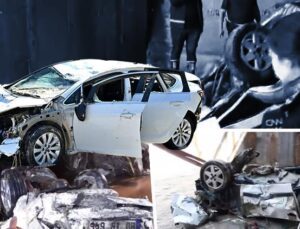 Bir kenti sel vurdu! Suya kapılan otomobillere ulaşıldı… Moloz yığınlarının arasındaki araçlar hurdaya döndü