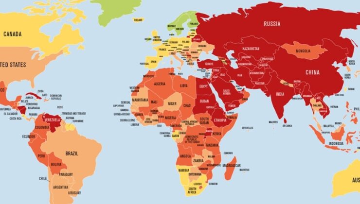 Her yıl biraz daha geriliyoruz: Türkiye 180 ülke arasında 159. oldu!