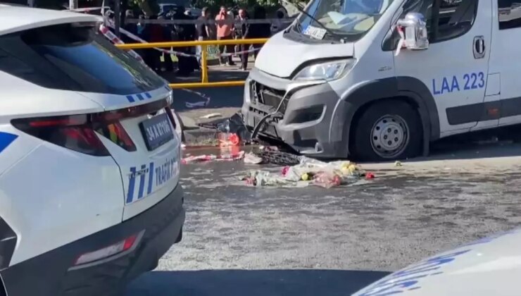 Kağıthane’de minibüs yayaların arasına daldı: 1 ölü, 4 yaralı