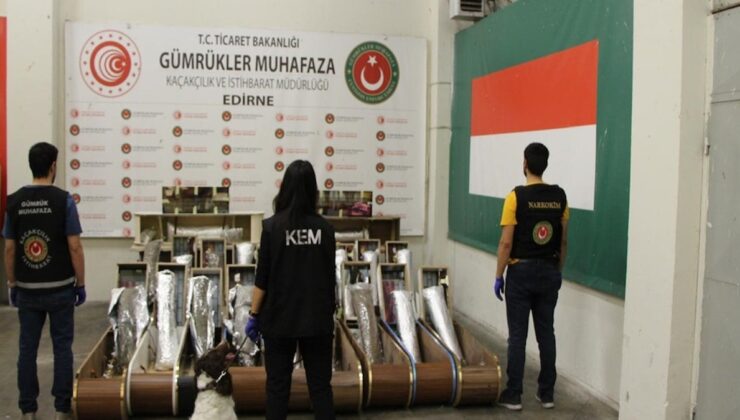 Kapıkule’de 9 kilo 866 gram esrar yakalandı