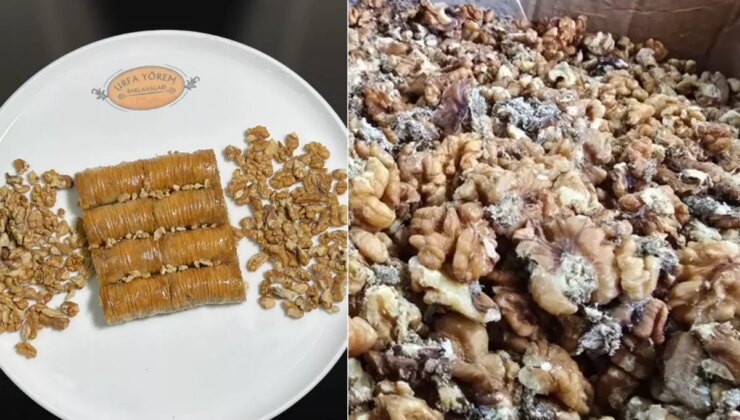 Ünlü baklavacının kurtlu ceviz skandalı büyüyor! Önce reddettiler sonra bambaşka konuştular
