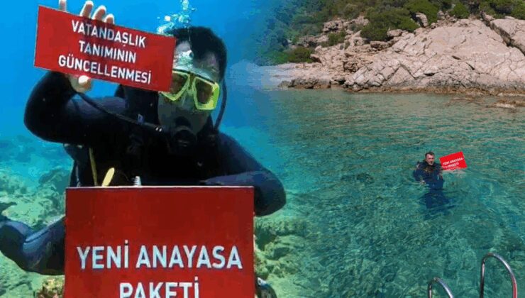 Bodrum açıklarında denizin dibindeki Anayasa paketinden bunlar çıktı