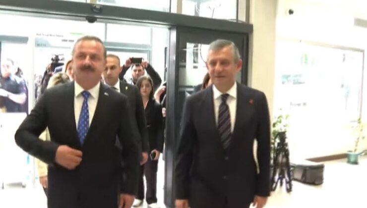 CHP lideri Özel’den Anahtar Parti’ye ziyaret