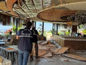 Fethiye’de restoranın tavanı çöktü! Yaralılar var