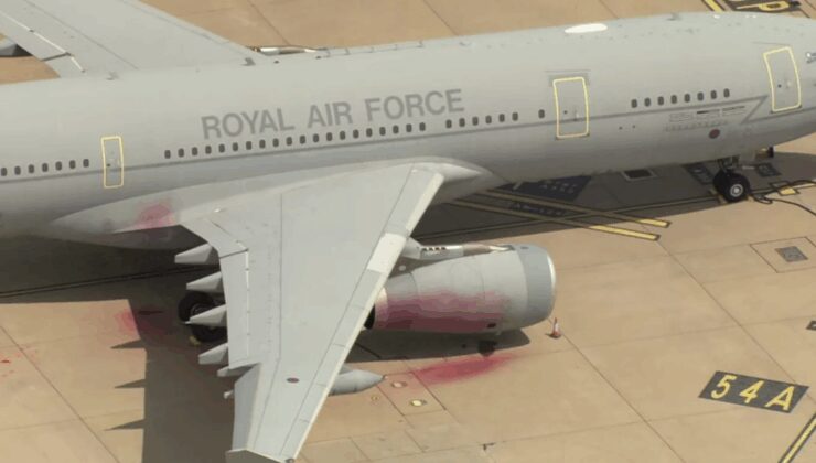 Filistin yanlısı grup asker uçağı sabote etti: Gün geçmeden terörist ilan edildi