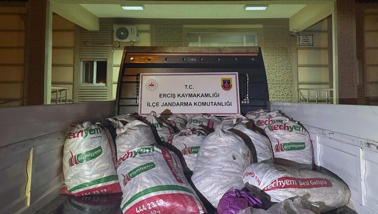 Kaçak avlanan 2 ton inci kefali ele geçirildi