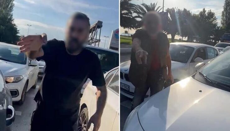 Maltepe’de kadın sürücüye dehşeti yaşattı! Telefonu yüzüne fırlattı