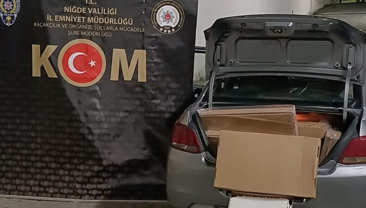 Niğde’de kaçakçılık operasyonu: 5 kişiye gözaltı