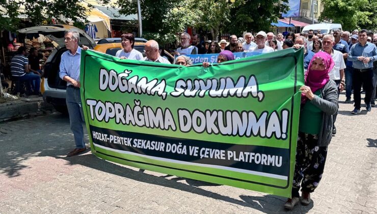 Tunceli ayakta! Köylüler Pomza Madeni projesine karşı yürüdü