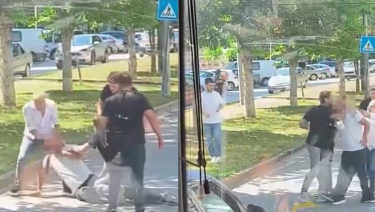 Yol ortasında kemerle boğmak istediler