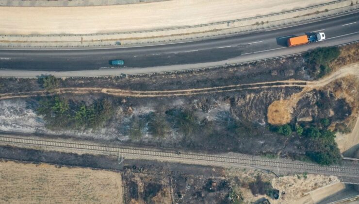 Bilecik’teki yangının dumanı Bursa’yı kapladı