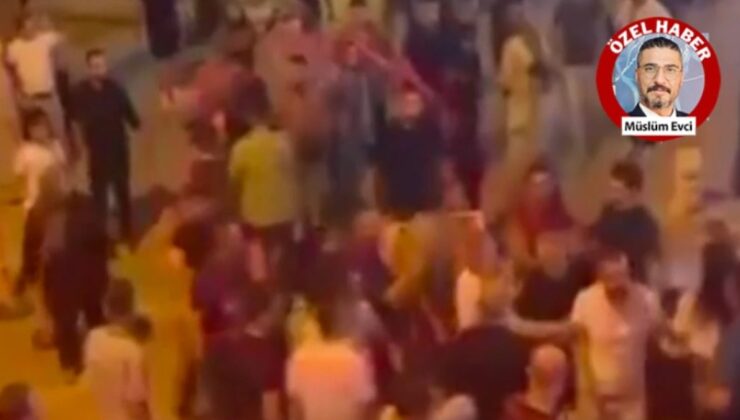 Hakim ve polis kafede masa için birbirine girdi!